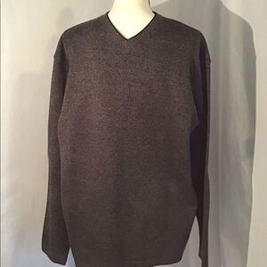 Geoffrey Beene Men's Sweater Long Sleeve V Neck